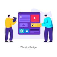 Web Site Design vector