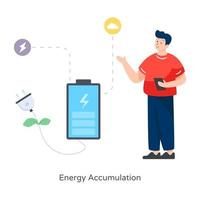 Electric   Energy Accumulation vector