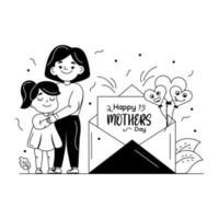 invitación del día de la madre vector