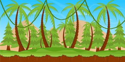 Green Wood Background vector