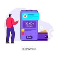 Online Bill Payment vector