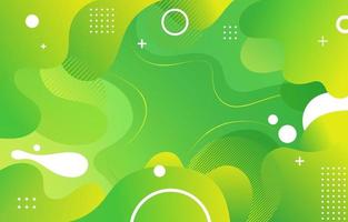 Abstract Gradient Green Background vector