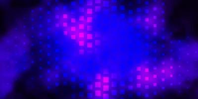 Dark Purple vector pattern in square style. Colorful illustration with gradient rectangles and squares. Pattern for commercials, ads.