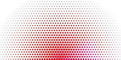 Light Pink vector template with circles. Modern abstract illustration with colorful circle shapes. Pattern for websites.