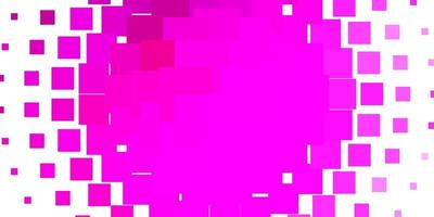 textura de vector rosa claro en estilo rectangular. Ilustración colorida con rectángulos y cuadrados degradados. patrón para comerciales, anuncios.
