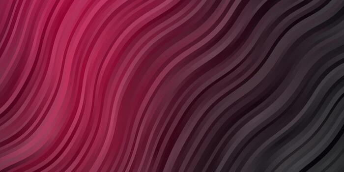 Dark Pink vector layout with curves. Bright illustration with gradient circular arcs. Pattern for busines booklets, leaflets