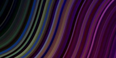 Light Multicolor vector texture with curves. Colorful illustration, which consists of curves. Pattern for booklets, leaflets.
