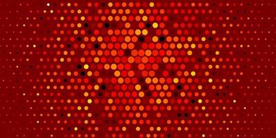 Light Orange vector template with circles. Abstract colorful disks on simple gradient background. New template for a brand book.
