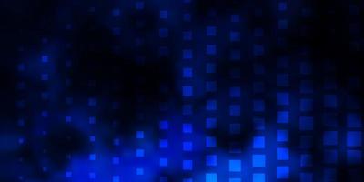Dark BLUE vector background with rectangles. Illustration with a set of gradient rectangles. Pattern for websites, landing pages.