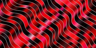 textura de vector de color rosa oscuro, rojo con líneas torcidas. Ilustración de degradado abstracto con líneas torcidas. patrón para sitios web, páginas de destino.