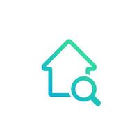 house search vector icon