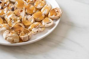 Grills Banana with Caramel Sauce photo