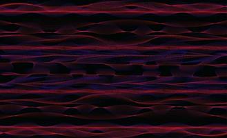 Sound wave background template. Abstract red radio or voice wave, vector illustration.
