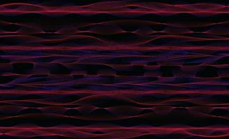 Sound wave background template. Abstract red radio or voice wave, vector illustration.