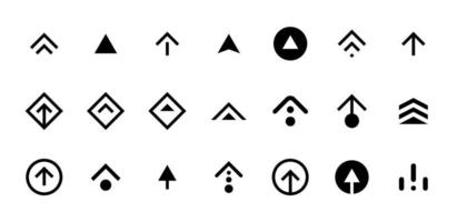 Swipe up story button icon set. Application and social network scroll arrow pictogram for fashion blogger stories design. Vector flat modern black style blog story illustration