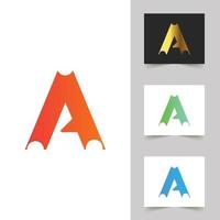 A Letter Logo Abstract Design vector