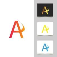 A Letter Logo Abstract Design vector