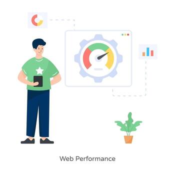 Web Performance and Optimization vector