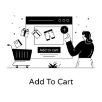 Add to Cart vector