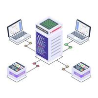 Server Analytics and Storage vector