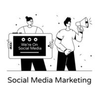 Social Media Marketing vector