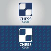 Chess club logo vector