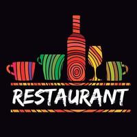 Concept Logo Restaurant vector