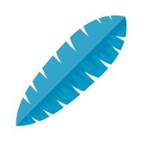 exotic feather bird isolated icon vector