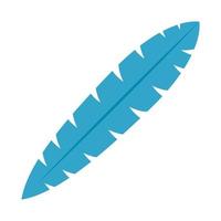 exotic feather bird isolated icon vector