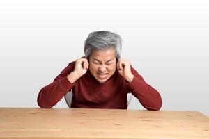 Asian Man at the Desk photo