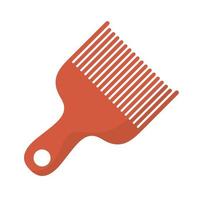 comb makeup accessory isolated icon vector