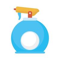 barber shop splash bottle product icon vector