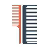 comb makeup accessory isolated icon vector