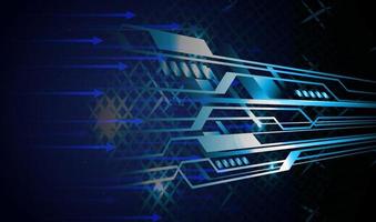 cyber circuit future technology concept background vector