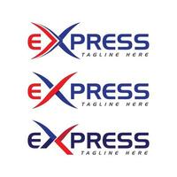 Express Faster Logo Template vector icon illustration