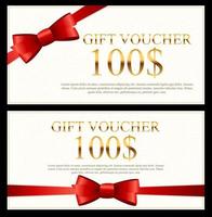 Gift Voucher Template Vector Illustration for Your Business