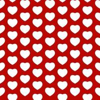 Heart Love Seamless Pattern Background Vector Illustration