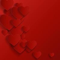 Valentine s Day Heart Symbol. Love and Feelings Background Desig vector