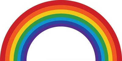 diseño de color arco iris sobre un fondo blanco vector