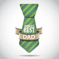 Happy fathers day card vector