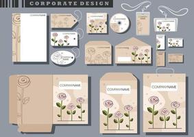 Corporate Business Kit design vector