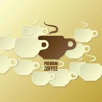 vector de diseño de café premium