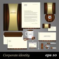 Corporate Business Kit design vector