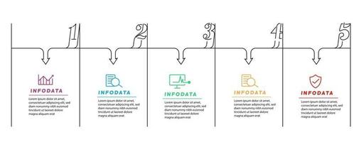 Design elements of business infographics. Modern infochart, marketing chart and graphs, bar diagrams. vector