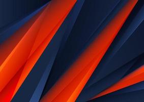 Abstract background with red and blue gradient triangles overlapping. vector