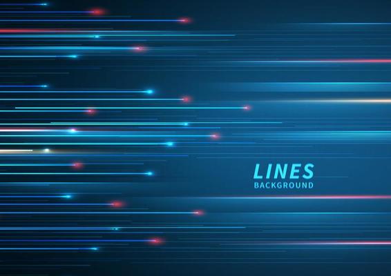Abstract technology geometric overlapping hi speed line movement design background with copy space for text.