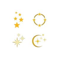 Star gold Logo vector