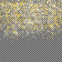 Abstract Golden Transparent Background. Realistic Vector illustration for Your Design