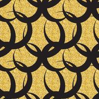 Abstract Simple Glossy Golden Seamless Pattern Background vector