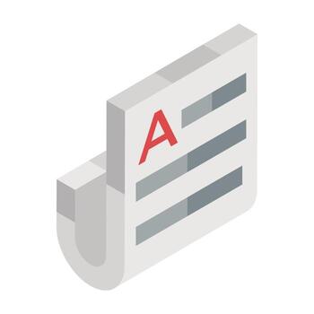 Text Document Concepts vector